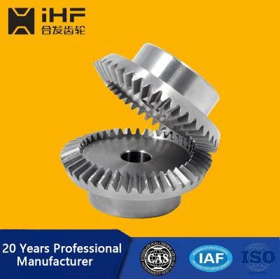 Ihf Stainless Steel Iron Aluminum Alloy Production 1-8 Modulus Gear Worm for Transmission Equipment