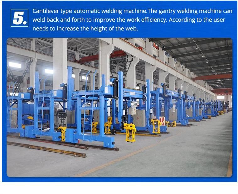 Lmh Zhouxiang Saw Welding Machine for H Beam Box Beam