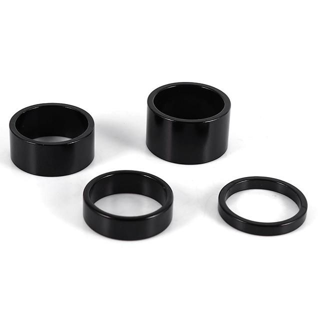 Black Coating CNC Machined Washer Aluminum Pipe Saddle Washer