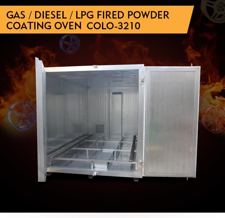 Gas Powder Coat Curing Oven