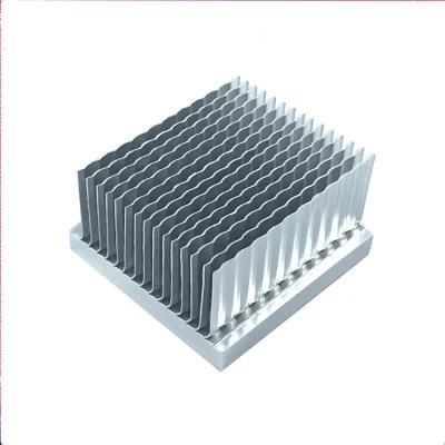 High Power Dense Fin Aluminum Heat Sink for Svg and Apf and Inverter and Radio Communications and Welding Equipment and Electronics and Power