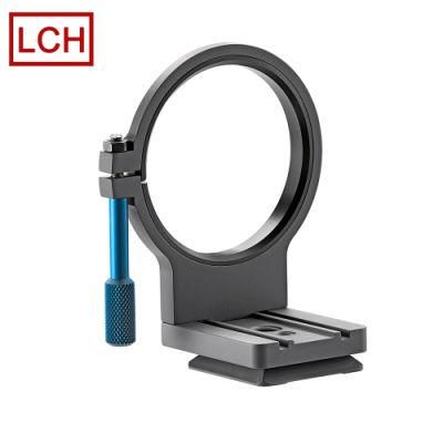 Custom CNC Machining Aluminum Lens Mount Lens Bracket for Camera