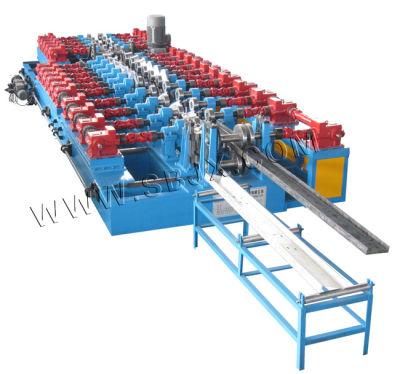 C&Z Purlin Interchangeable Forming Machine by Gearbox and Shaft for Each Station