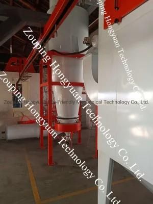 Automatic Powder Coating Booth with Reciprocating Machine and Auto Gun