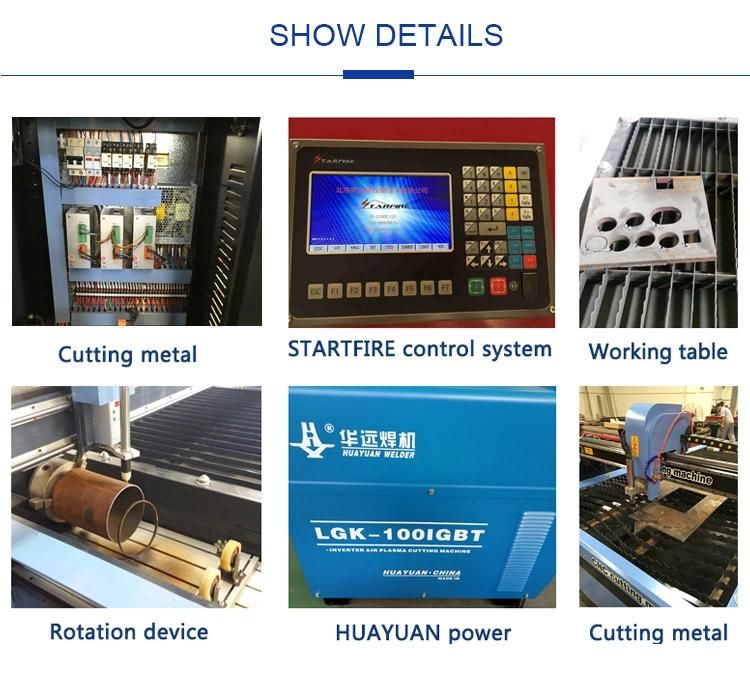 Plasma Cutting Machine 1500*3000mm CNC Machine Cutter for Metal