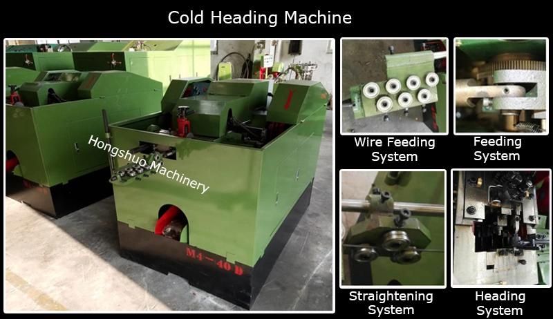 Manufacturer 2 Dies Cold Heading Machine Drywall Screw Making Machine