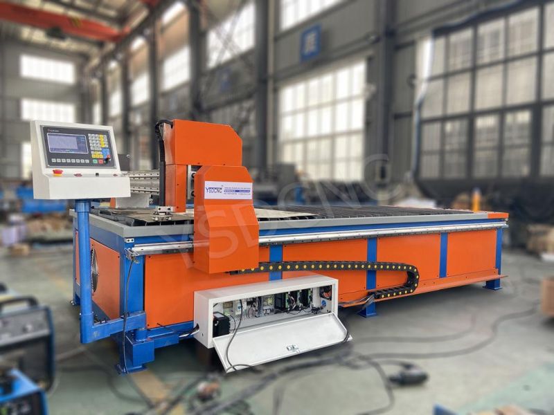 Ca-6000 Mild Steel Round Square Pipe Plasma Cutting Machine Max 6000mm Length Plasma Tube Cutter for Sale