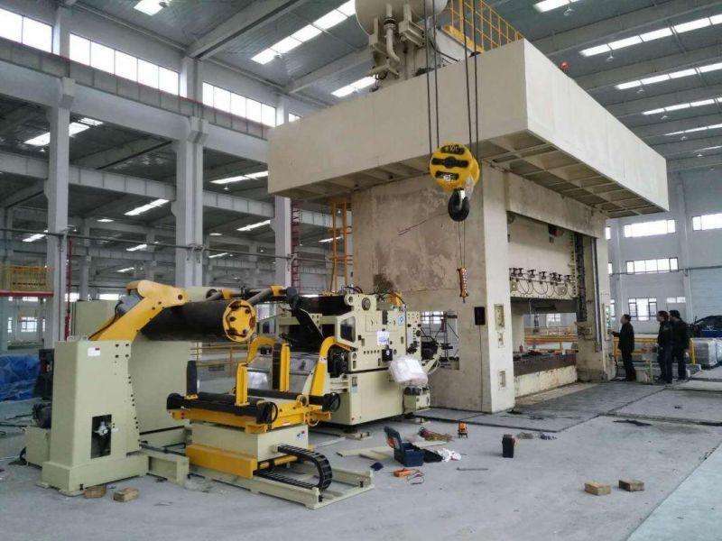 Coil Sheet Automatic Decoiler Feeder with Straightener Compact Press Line