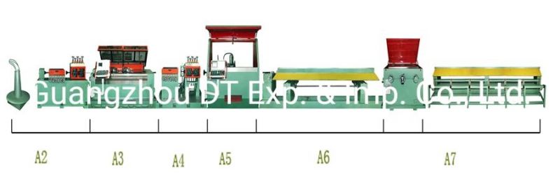 6 Tons Steel/Copper/Brass Wire and Bar Combined Drawing Machine