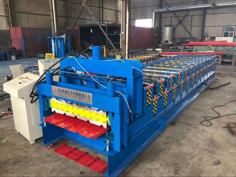 Popular Special Customized Glazed Q Tile Profile Roofing Panel Sheet Cold Roll Forming Making Machine for The Zimbabwe Market