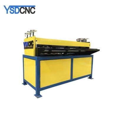G1.2*2500 HVAC Duct Galvanized Sheet Metal Seven Line Electric Square Duct Beader Beading Forming Machine