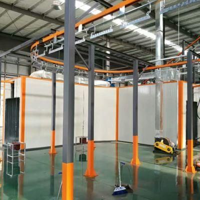 Automatic Electrostatic Powder Paint Production Line for Metal Furniture/ Racking &amp; Shelf