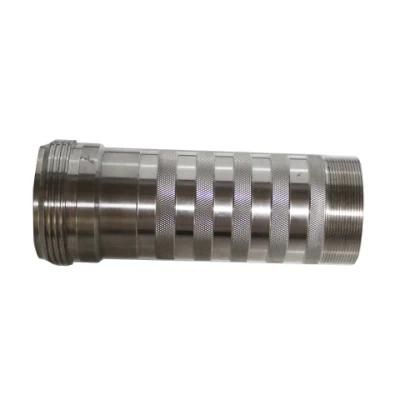 Customized Precision Turning Industrial Parts Stainless Steel Knurl Industrial Flashlight