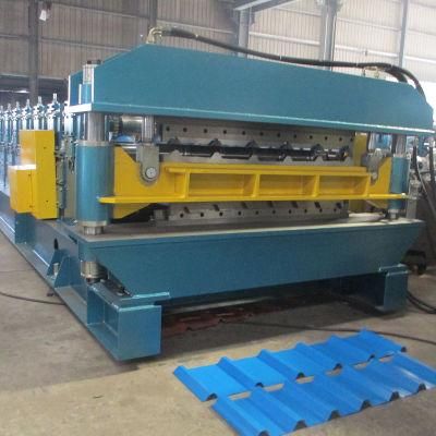 Double Layer Colored Steel Sheet Automatic Roof Roll Making Machinery