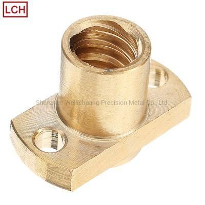 Precision Brass Machining Parts Brass Hardware with 0.01mm Tolerance