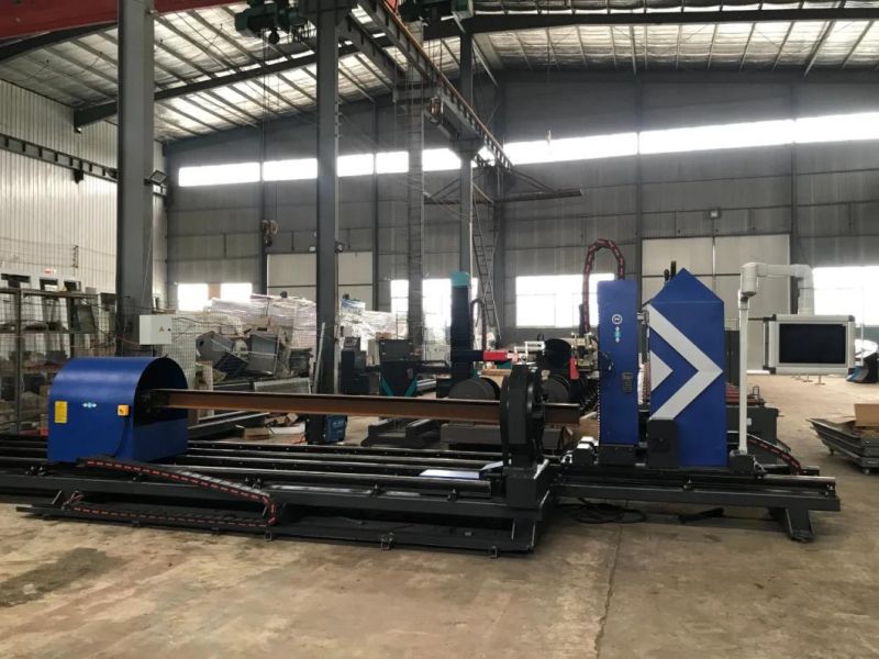 8 Axis Big Diameter CNC Pipe Cutting Beveling Machine