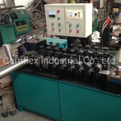 Stainless Steel Interlock Hose Forming Machine, Stripwound Interlock Metallic Hose Machine@