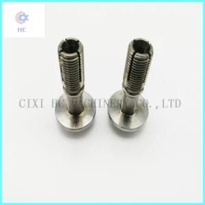 Customed Precision CNC Machining Double Slots Through Hole Bolt Screw Nut