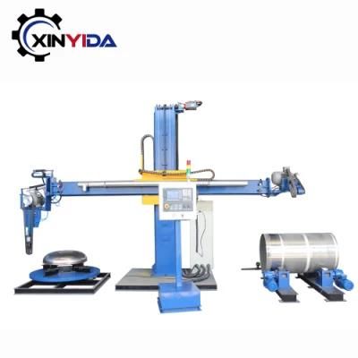 Easy Operating with Vessel Head and Pressure Vessel Polishing Machine for Trancar Industries PLC Controlled