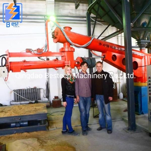 China Manufacture Mobile Arms Self Harden Resin Sand Mixer
