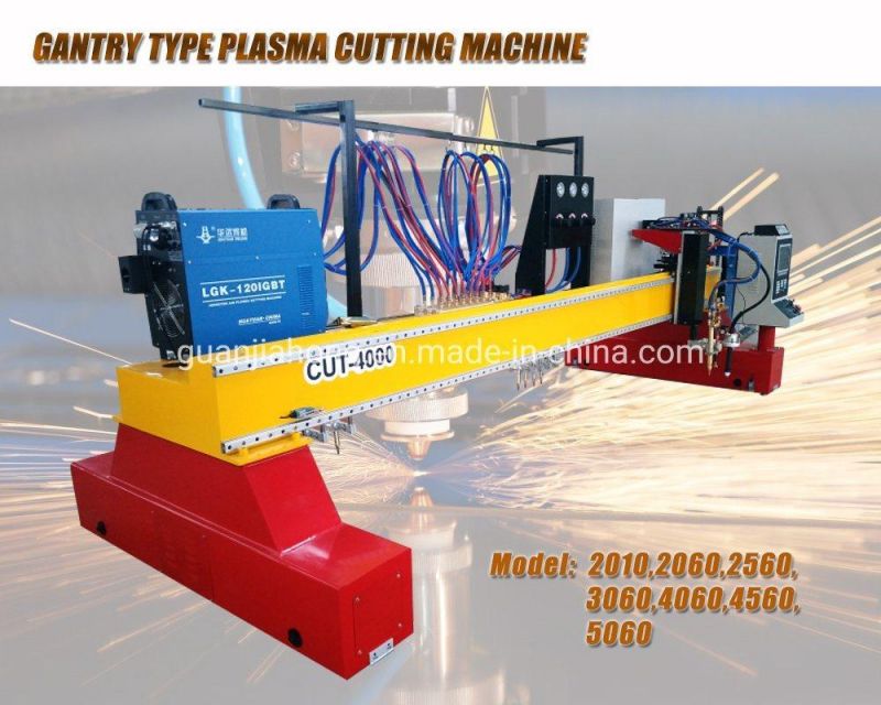 Heavy Duty Gantry Type Plasma Cutting Machine for Metal Carbon Steel Ms Ss Cutting