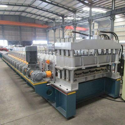 PLC Control Colored Cold Steel High Speed Glazed Tile Roll Forming Machine /Tile Roofing Sheet Roll Forming Machine