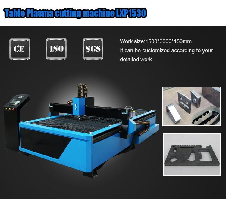 Table Type CNC Plasma Cutting Machine for Metal Sheet with Drilling Head