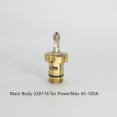 Main Body 228716 for Max45-105 Plasma Cutting Torch Consumables 105A228716