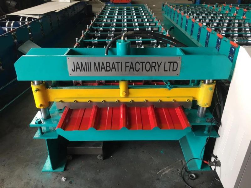 Africa 840 Ibr Trapezoid Roof Roll Forming Machine Metal Roof Tile Making Machinery