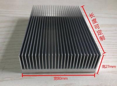 High Power Dense Fin Aluminum Heat Sink for Radio Communications and Welding Equipment and Svg and Electronics and Inverter and Power and Apf