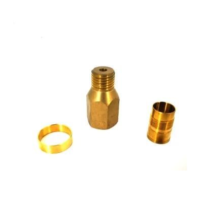 Brass Machine Processing Parts Connecting Stud Roller Nut CNC Machining Plant Custom Production