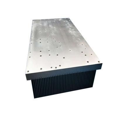 High Power Dense Fin Aluminum Heat Sink for Radio Communications and Apf and Welding Equipment and Power and Svg and Electronics and Inverter