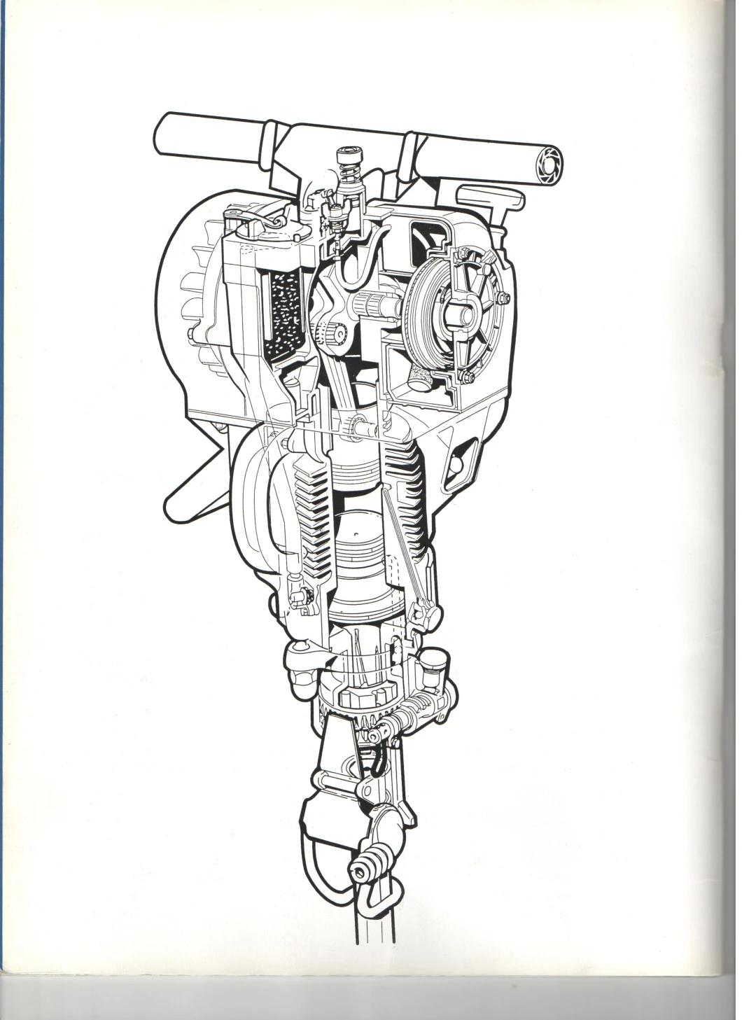 Combustion Rock Drill Type--Yn27c Rock Drill