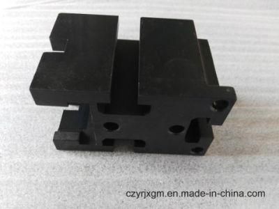 CNC Machine Black Anodization Steel Spare Part