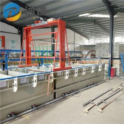 Automatic Zinc Nickel Plating Line Aluminum Anodizing Plant Dyeing Machine