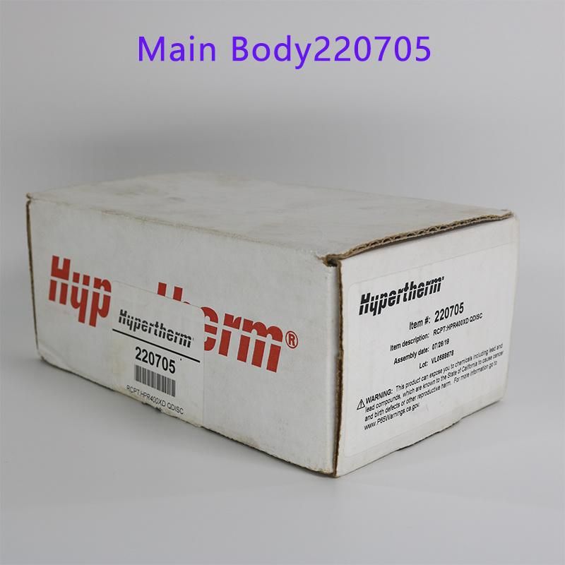 Main Body 220706 for Hpr400xd Plasma Cutting Torch Consumables 220705