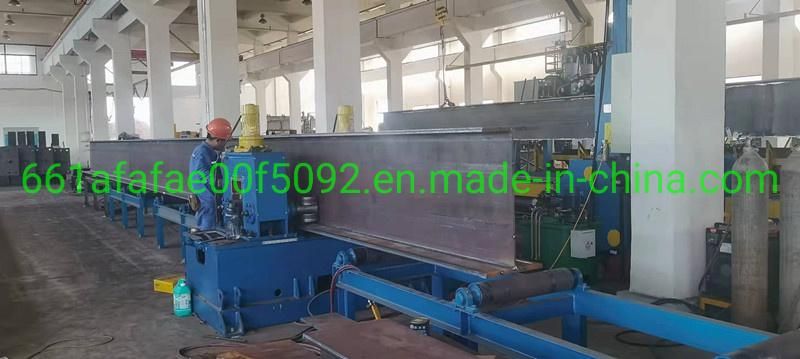 H Profile Mild Steel Structure Beam Flange Straightening Machine