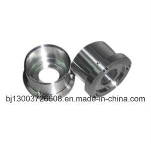 Stainless Steel CNC Machined Flange with Silver Anodizing Finish