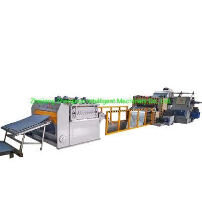 Automatic 3 in 1 Hydraulic Unwinding and Embossing and Cutting Machine Production Line