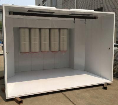 Walk-in Powder Coating Batch Booth Powder Paint Spray Recovery Booth