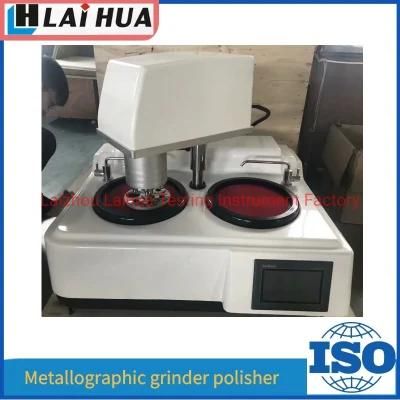 Fully Automatic Metallographic Sample Grinding Polishing Machine with Double Plates