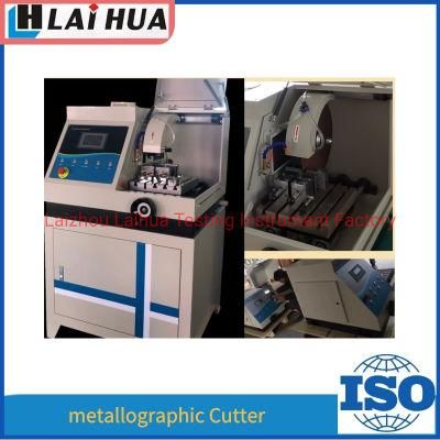 80mm Diameter Metallurgical Cutting Machine with Water Cooling/Metallography Equipment Cutting Machine