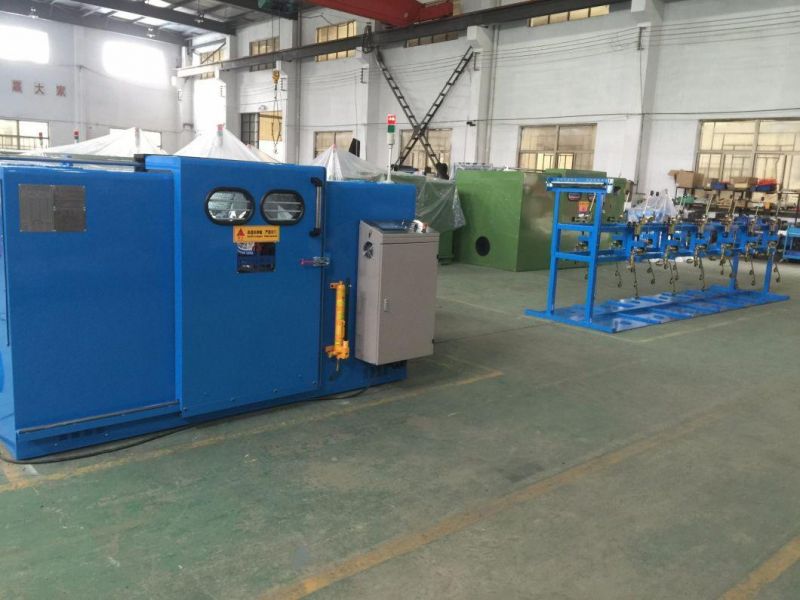 Electrical Copper Cable Unilay Wire Winding Rewinding Bunching Buncher Stranding Double Twist Annealing Tinning Extruder Extrusion Making Drawing Machine