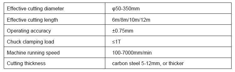 1530 4 Axis Portable Small Plasma Pipe Cutting Machine for Carbon Stainless Steel