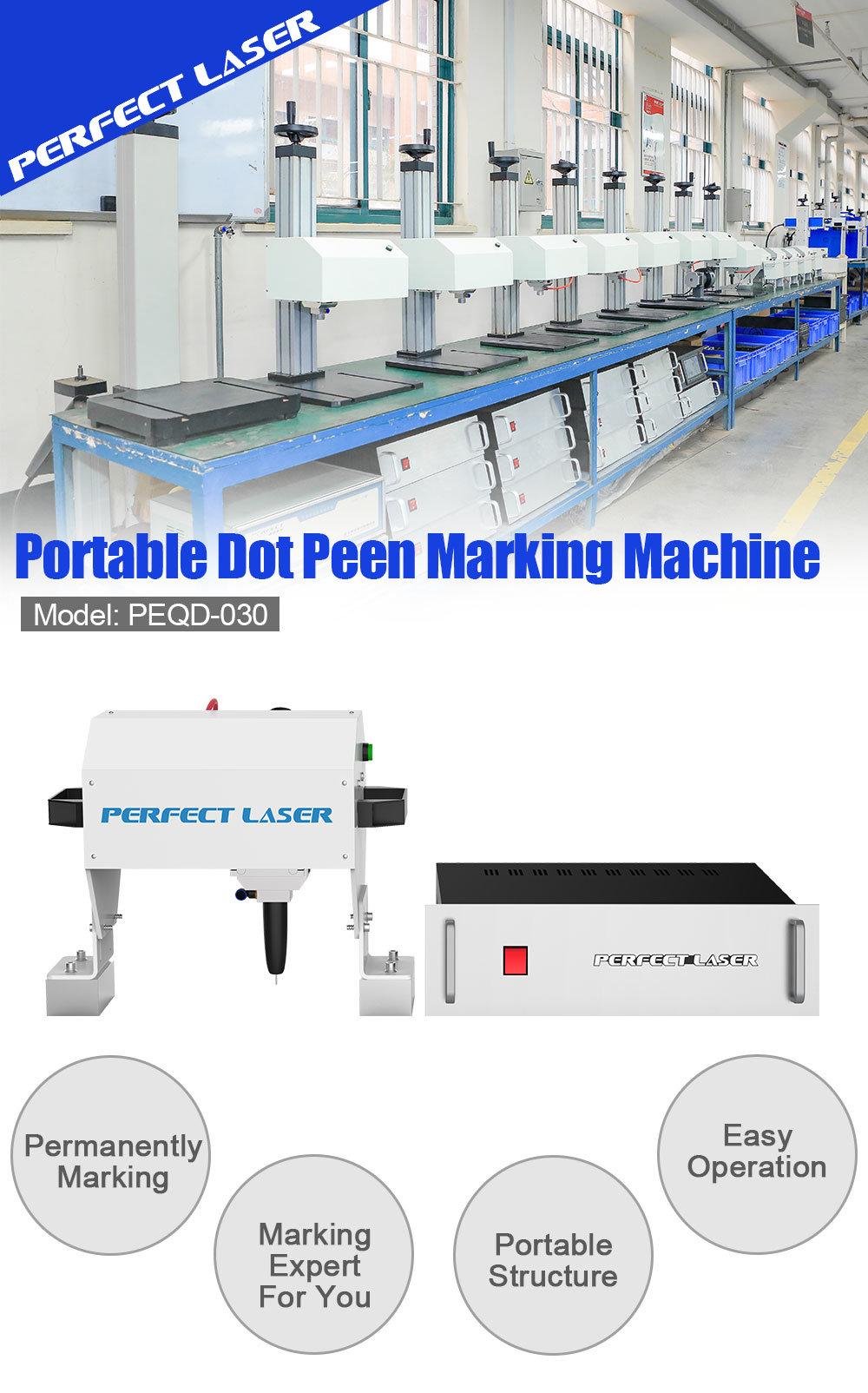 Perfect Laser Handheld CNC DOT Pin Pneumatic Marking Machine for Metal Parts