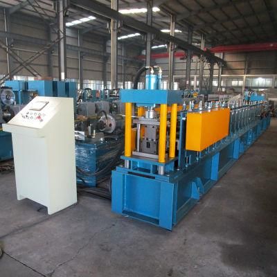 Lifetime Services Mitsubishi PLC Control Galvanized Coils U and C Channel Roll Forming Machine