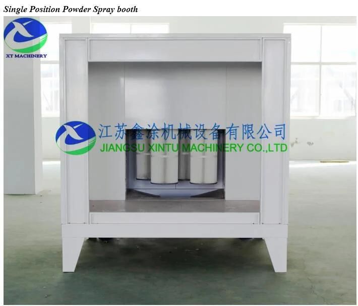Automatic Electrostatic Powder Coating Line for Metal with Powder Coating Oven and PP Spray Booth