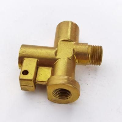 China Manufacturer OEM CNC Machining Brass Part of Y-Junction Air Valves