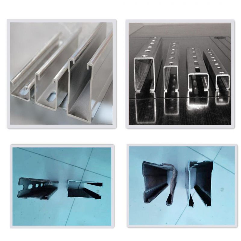 Solar Strut Channel Profile Steel Roll Forming Machine