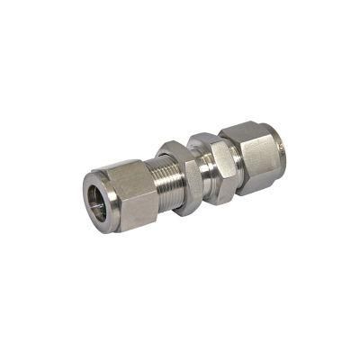 Precision Machined Monel Inconel Titanium Hydraulic Pipe Fitting Bulkhead Union